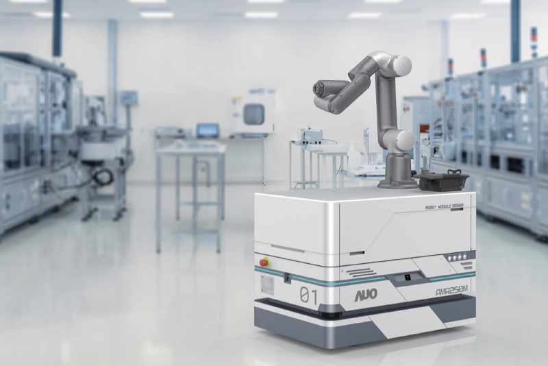 九州酷游整合AI人工智慧、IoT物聯網與Cloud雲端平台服務，開發模組化AMR 250M自主移動機器人，滿足多元自動化生產需求，在智慧工廠中扮演著串接和搬運的角色